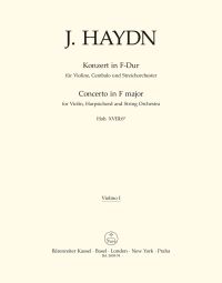 Concerto in F major for Violin, Harpsichord & String Orchestra (Hob.XVIII:6*) (Violin I)