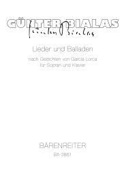 Songs and Ballads after F. Garcia Lorca