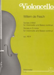 Sonata in D minor Op.13/4 for Violoncello and Basso continuo