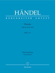 Oreste (HWV A/11) (Vocal Score)