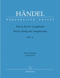 Flavio, Re de' Longobardi (HWV 16) (Vocal Score)