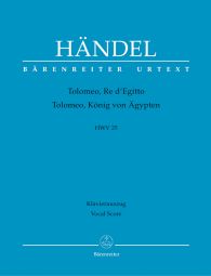 Tolomeo, Re di Egitto (HWV 25) (Vocal Score)