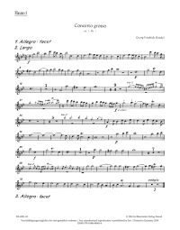 Concerto grosso in B-flat major Op.3/1 (HWV 312) (Wind Set)