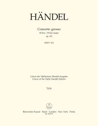 Concerto grosso in B-flat major Op.3/2 (HWV 313) (Viola)