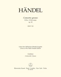 Concerto grosso in B-flat major Op.3/2 (HWV 313) (Cello/Bass)