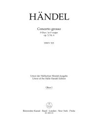 Concerto grosso in F major Op.3/4 (HWV 315) (Wind Set)