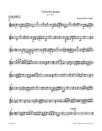 Concerto grosso in D minor Op.3/5 (HWV 316) (Violin I)