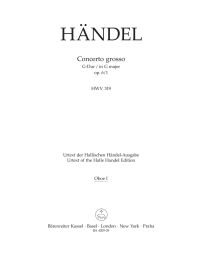 Concerto grosso in G major Op.6/1 (HWV 319) (Oboe I)