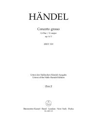 Concerto grosso in G major Op.6/1 (HWV 319) (Oboe II)