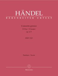 Concerto grosso in D major Op.6/5 (HWV 323) (Full Score)