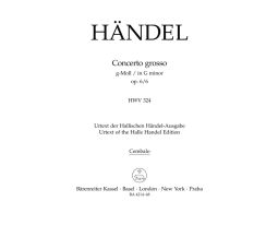 Concerto grosso in G minor Op.6/6 (HWV 324) (Cembalo)