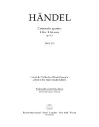 Concerto grosso in B-flat major Op.6/7 (HWV 325) (Cello/Bass)