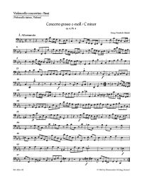 Concerto grosso in C minor Op.6/8 (HWV 326) (Cello/Bass)