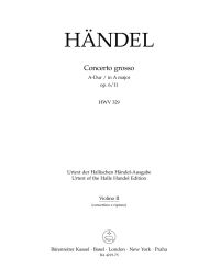 Concerto grosso in A major Op.6/11 (HWV 329) (Violin II)
