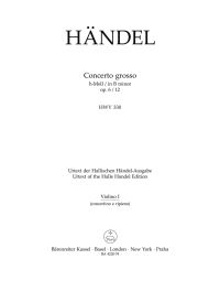 Concerto Grosso Op.6, No. 12 in B minor Violin I