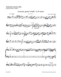 Concerto grosso in B minor Op.6/12 (HWV 330) (Cello/Bass)