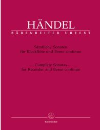 Complete Sonatas for Treble Recorder and Basso continuo