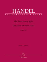 The Lord Is My Light (HWV 255) Chandos Anthem No.10 (Full Score)