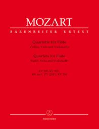 Quartets for Flute, Violin, Viola and Violoncello