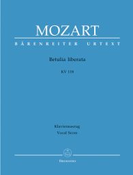 Betulia liberata (K.118) (K.74c) (Vocal Score)