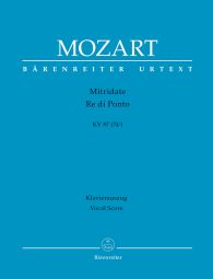 Mitridate, Re di Ponto (K.87) (Vocal Score)