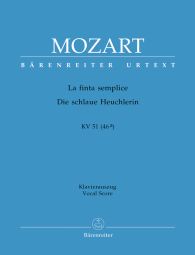 La finta semplice (K.51) (Vocal Score, hardback)