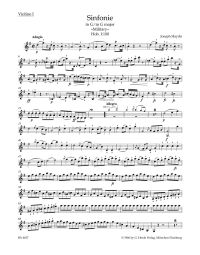 Symphony No.100 in G major (Military) (Hob.I:100) (Violin I)