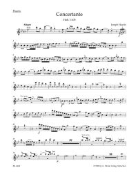 Concertante for Oboe, Bassoon, Violin, and Violoncello (Hob.I:105) (Wind Set)