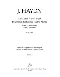 Mass in E-flat major (Great Organ Mass) (Hob.XXII:4) (Violin II)
