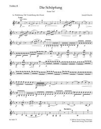 The Creation (HobXXI:2) (Violin II)