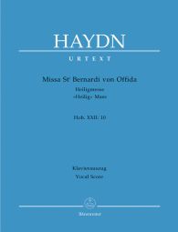 Missa Sancti Bernardi von Offida (Heilig Mass) (Hob.XXII:10) (Vocal Score)