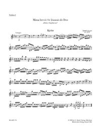 Missa brevis Sancti Joannis de Deo (Little Organ Mass) (Hob.XXII:7) (Violin I)
