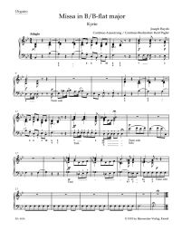 Creation Mass in B Flat (Hob.XXII:13) (Organ)