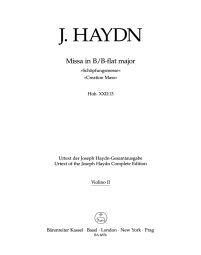 Creation Mass in B Flat (Hob.XXII:13) (Violin II)