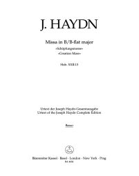 Creation Mass in B Flat (Hob.XXII:13) (Double Bass)