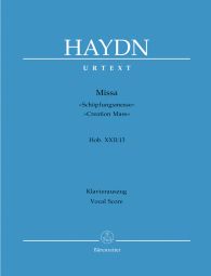 Creation Mass in B Flat (Hob.XXII:13) (Vocal Score)