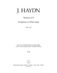 Symphony No.102 in B-flat major (Hob.I:102) (Viola)