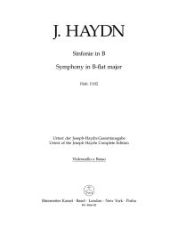 Symphony No.102 in B-flat major (Hob.I:102) (Cello/Bass)