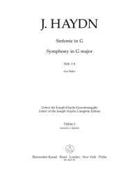 Symphony No.8 in G major (Hob.I:8) (Le Soir) (Violin I)