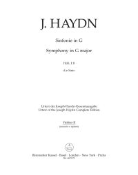 Symphony No.8 in G major (Hob.I:8) (Le Soir) (Violin II)