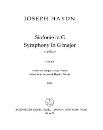 Symphony No.8 in G major (Hob.I:8) (Le Soir) (Viola)