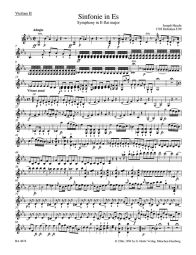 Symphony No.99 in E-flat major (HobI:99) (London No.7) (Violin II)