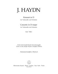 Concerto for Violoncello No.2 in D major (Hob.VIIb:2) (Wind Set)