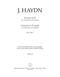 Concerto for Violoncello No.2 in D major (Hob.VIIb:2) (Violin II)