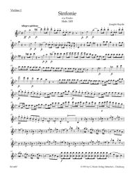 Symphony No.83 in G minor (La Poule) (Hob.I:83) (Violin I)