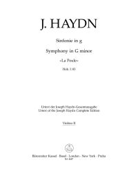 Symphony No.83 in G minor (La Poule) (Hob.I:83) (Violin II)