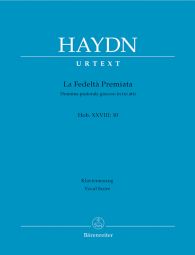 La fedelta premiata Hob.XXVIII:10 (Vocal Score)