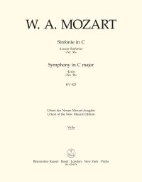 Symphony No.36 in C major (K.425) (Linz) (Viola)