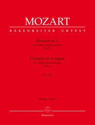 Concerto for Violin No.5 in A major (K.219) (Full Score)