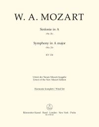 Symphony No.21 in A major (K.134) (Wind Set)